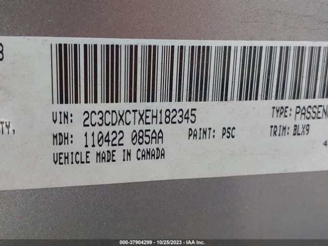 2C3CDXCTXEH182345 Dodge Charger Rt Plus