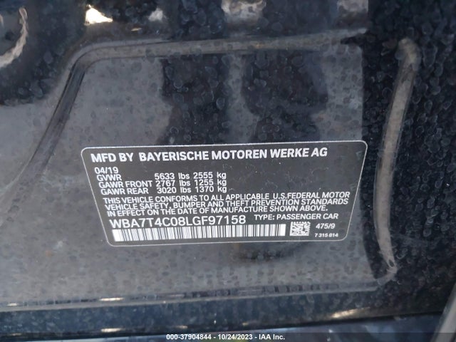BMW 7 Series 740i Xdrive 2020 аукцион фото