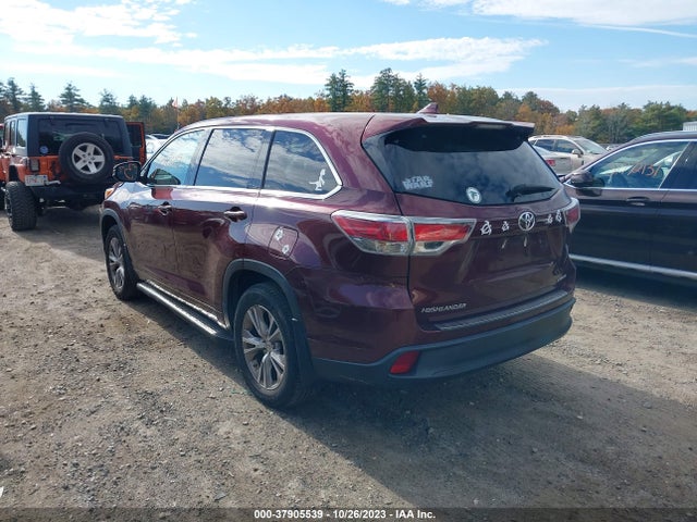 Toyota Highlander Le 2014 5TDBKRFH4ES007865 Image 3