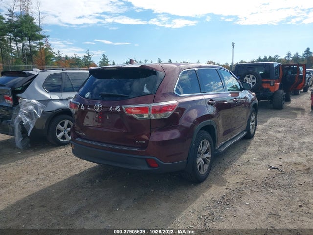 Toyota Highlander Le 2014 5TDBKRFH4ES007865 Image 4