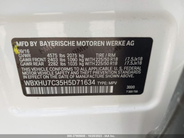 WBXHU7C35H5D71634 BMW X1 Sdrive28i