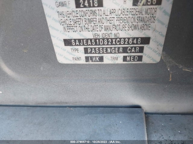 2002 JAGUAR X-TYPE SAJEA51D82XC82646 Photo 8