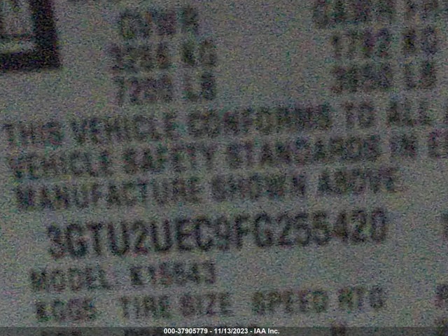 GMC Sierra 1500 Sle 2015 3GTU2UEC9FG255420 Image 9