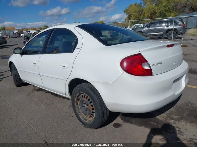 2000 DODGE NEON HIGHLINE VIN: 1B3ES46C6YD691033