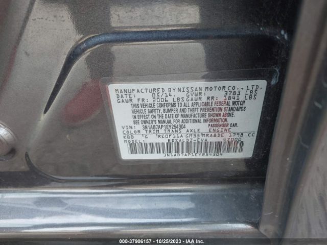 3N1AB7AP1EY254304 Nissan SENTRA SV