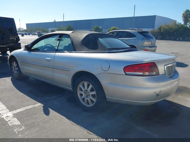 2002 CHRYSLER SEBRING GTC VIN: 1C3EL75R52N244542