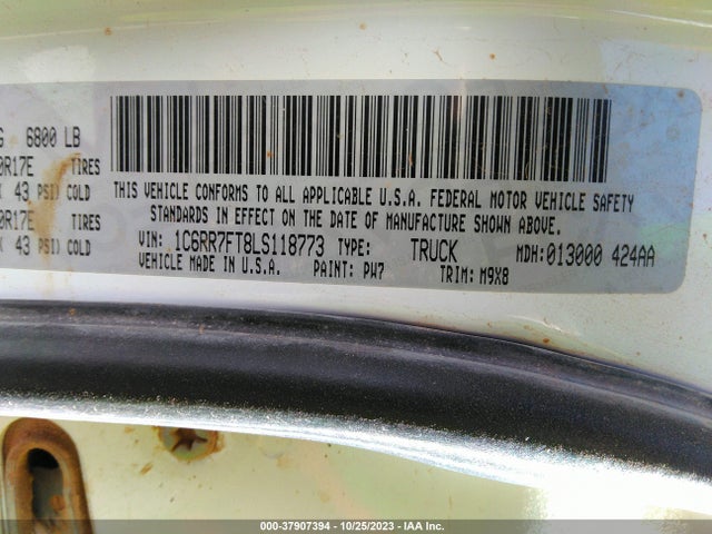 1C6RR7FT8LS118773 RAM 1500 Classic Tradesman