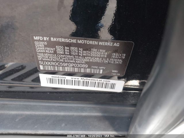 5UXKR0C59F0P03089 BMW X5 Xdrive35i