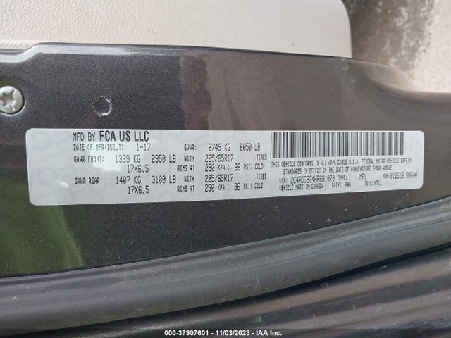 Dodge Grand Caravan Se 2017 2C4RDGBG4HR681070 Image 9