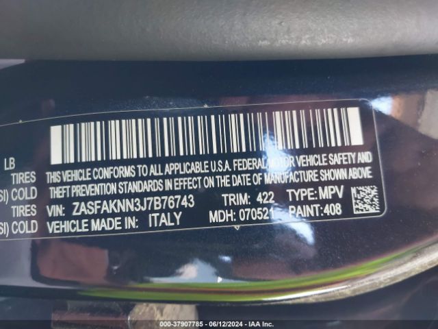 ZASFAKNN3J7B76743 Alfa Romeo Stelvio Ti Sport Awd