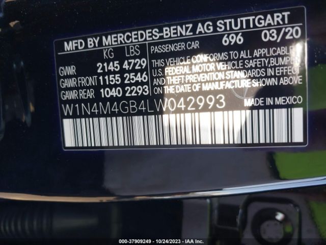 2020 MERCEDES-BENZ GLB W1N4M4GB4LW042993 Photo 8