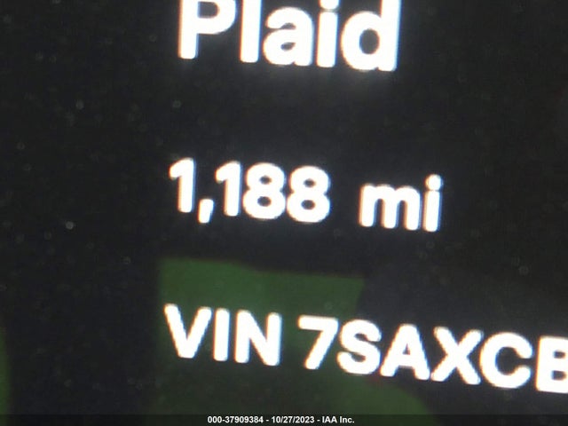 2023 TESLA MODEL X PLAID TRI MOTOR ALL-WHEEL DRIVE VIN: 7SAXCBE61PF408231