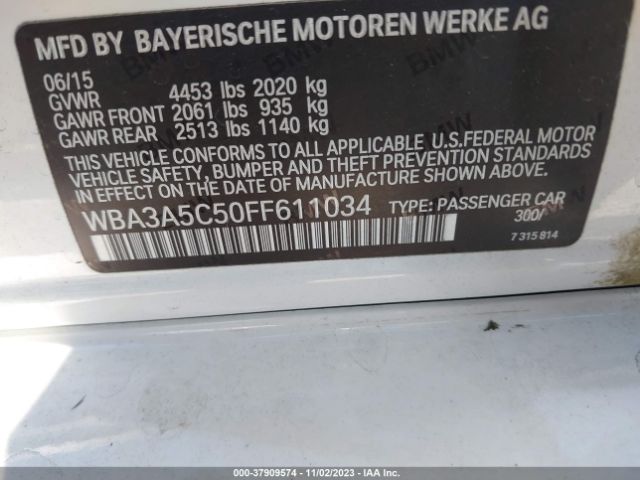 WBA3A5C50FF611034 BMW 3 Series 328i