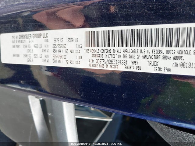 3C6TRVAG9EE124334 RAM Promaster