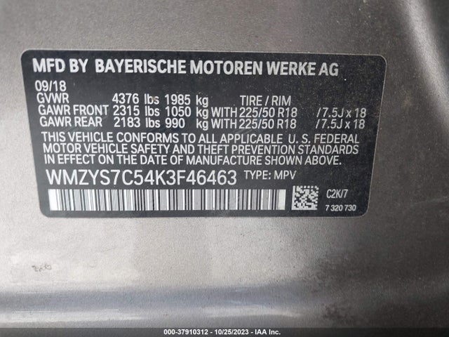 2019 MINI COUNTRYMAN WMZYS7C54K3F46463 Photo 8