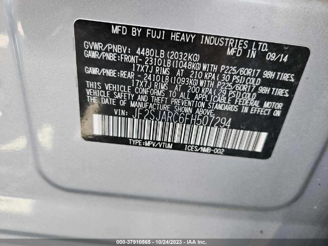 JF2SJARC6FH507294 Subaru Forester