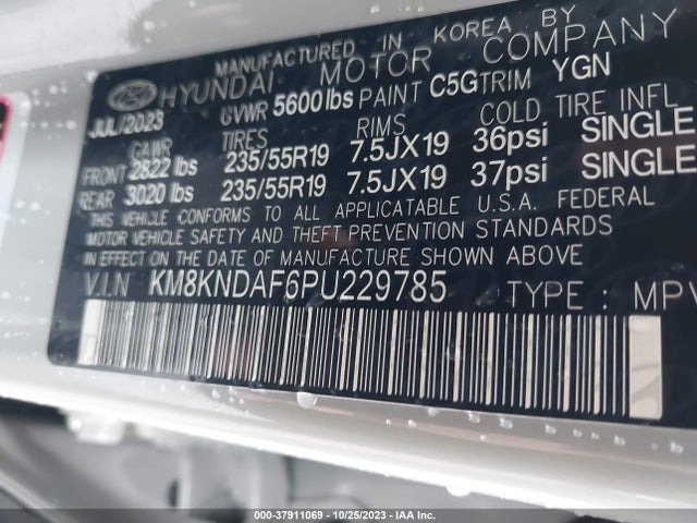 Hyundai Ioniq 5 Sel 2023 KM8KNDAF6PU229785 Image 9