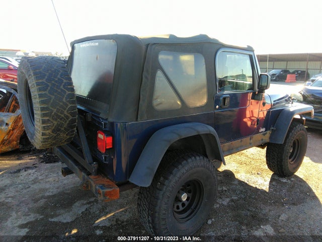 2004 JEEP WRANGLER X VIN: 1J4FA39S34P714967