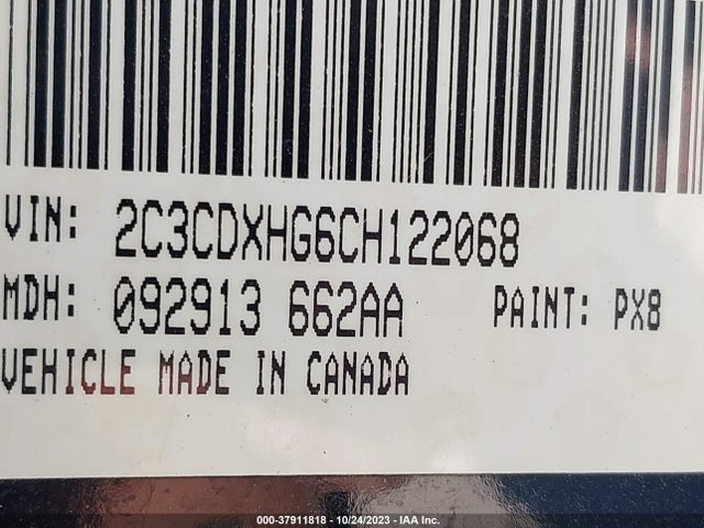 2012 DODGE CHARGER 2C3CDXHG6CH122068 Photo 8