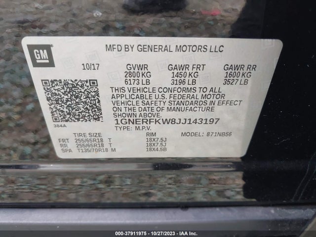 Chevrolet Traverse Ls 2018 1GNERFKW8JJ143197 Image 9
