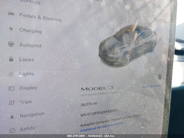 Tesla Model 3 Standard Range/standard Range Plus/long Range/mid Range 2019 5YJ3E1EA2KF428307 Image 7