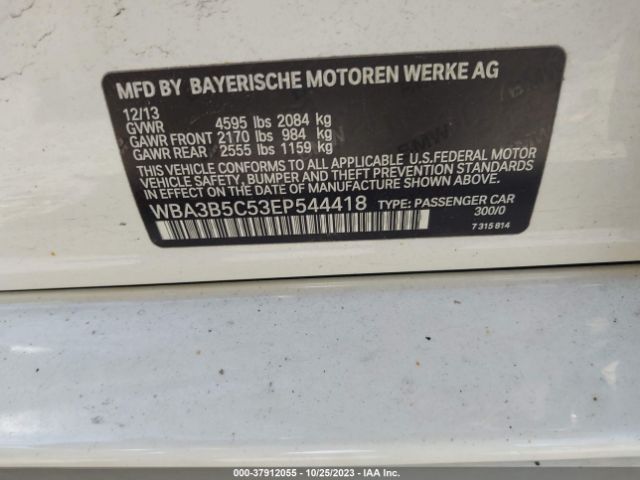 WBA3B5C53EP544418 BMW 3 Series 328i Xdrive