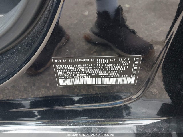 3VWDB7AJ5HM257804 Volkswagen Jetta 1.4t Se