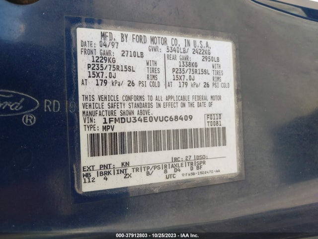 1997 FORD EXPLORER 1FMDU34E0VUC68409 Photo 8