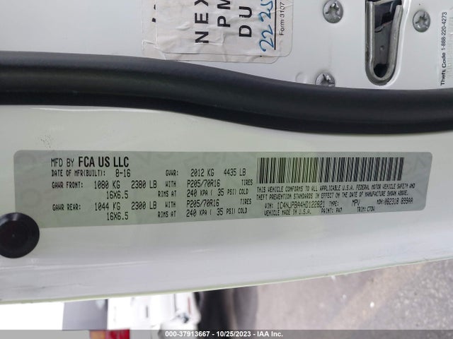 1C4NJPBA4HD122821 Jeep Patriot Sport Fwd