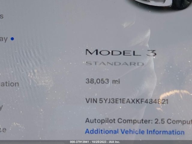 5YJ3E1EAXKF484821 Tesla Model 3 Range
