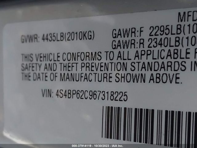 2006 SUBARU LEGACY WAGON 4S4BP62C967318225 Photo 8