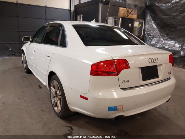 2008 AUDI A4 2.0T VIN: WAUDF78E28A068568