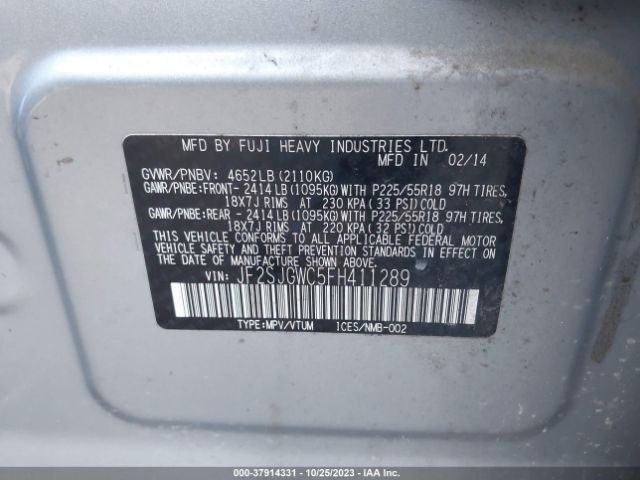 JF2SJGWC5FH411289 Subaru Forester 2.0xt Touring