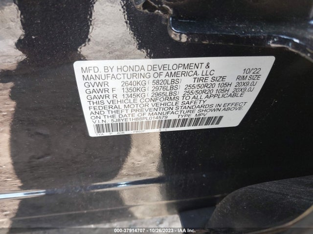 Acura Mdx Advance Package 2023 5J8YE1H88PL014579 Image 9