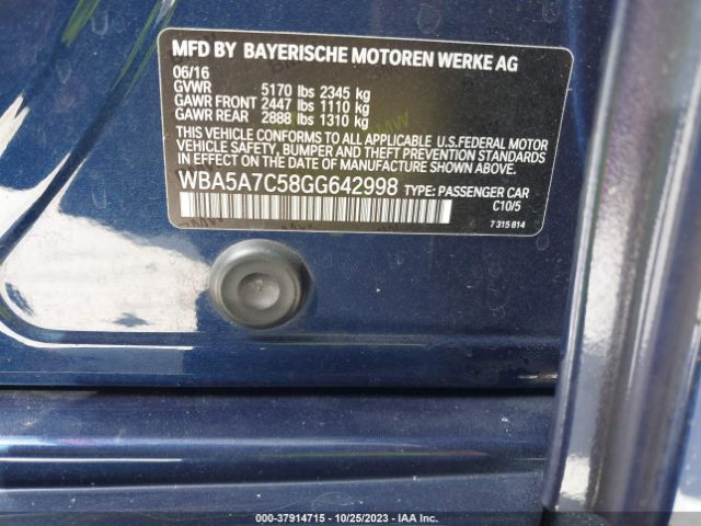 WBA5A7C58GG642998 BMW 528i Xdrive