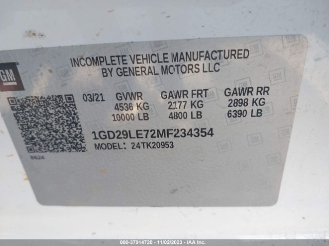 1GD29LE72MF234354 GMC SIERRA 2500HD