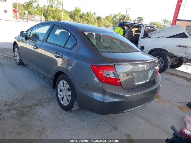 2012 HONDA CIVIC SDN LX VIN: 19XFB2F54CE307198