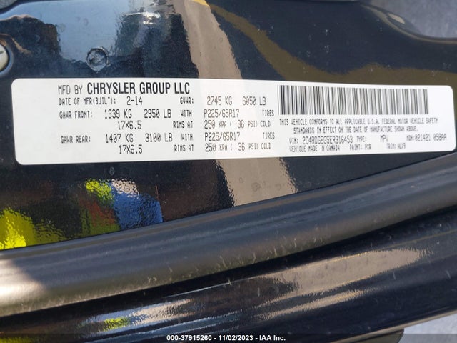 Dodge Grand Caravan R/t 2014 2C4RDGEG5ER316453 Image 9