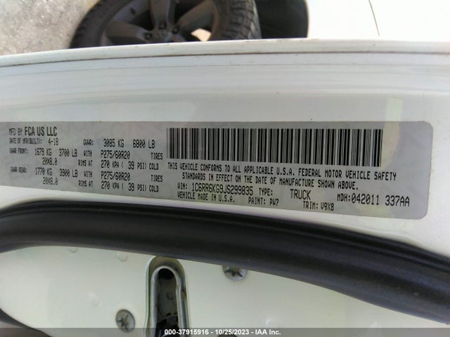 1C6RR6KG9JS299835 RAM 1500 Express