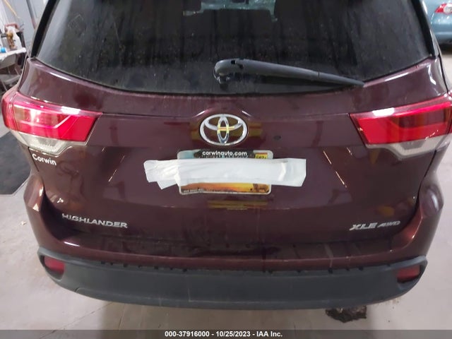 2018 TOYOTA HIGHLANDER SE/XLE VIN: 5TDJZRFH8JS893013