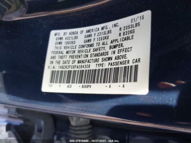 1HGCR2F56FA094309 Honda Accord Sport