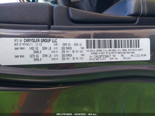 Jeep Grand Cherokee Limited 2014 1C4RJEBM7EC360017 Image 9