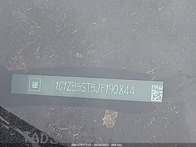 2018 CHEVROLET MALIBU 1LS VIN: 1G1ZB5ST5JF190844