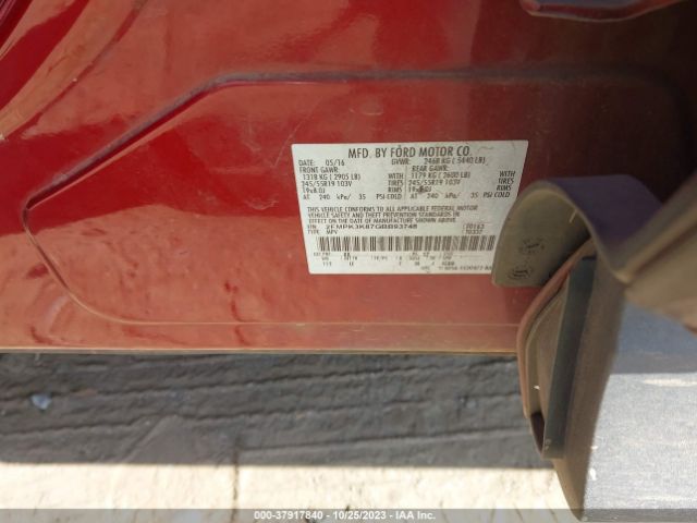 2FMPK3K87GBB93748 Ford Edge Titanium