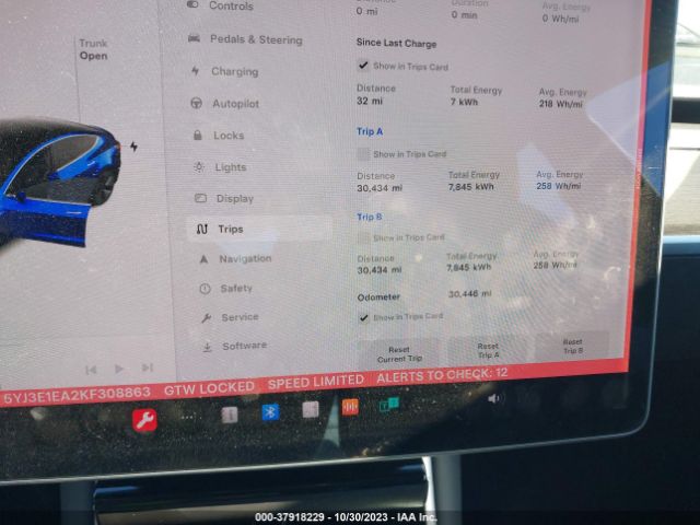 5YJ3E1EA2KF308863 Tesla Model 3 Range