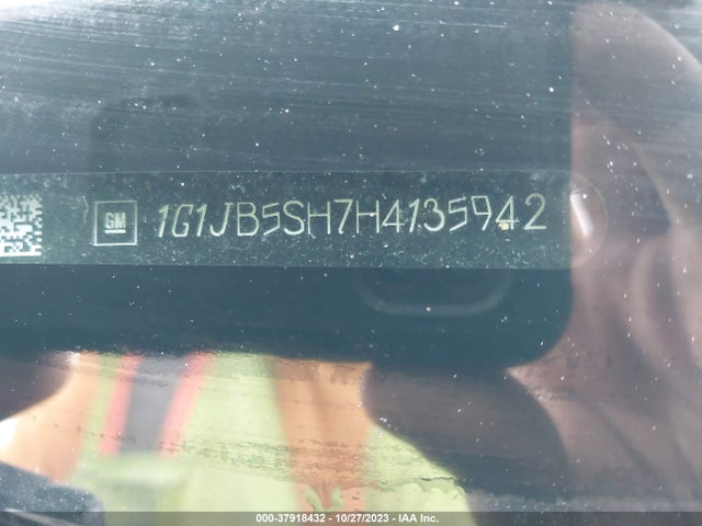 Chevrolet Sonic Ls Auto 2017 1G1JB5SH7H4135942 Image 9