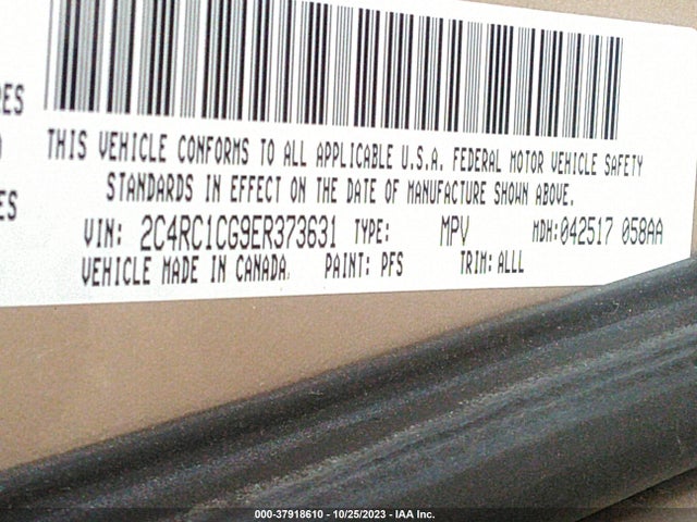 2C4RC1CG9ER373631 Chrysler Town & Country Touring-l