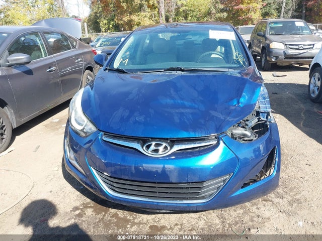2016 HYUNDAI ELANTRA SE VIN: 5NPDH4AEXGH655940