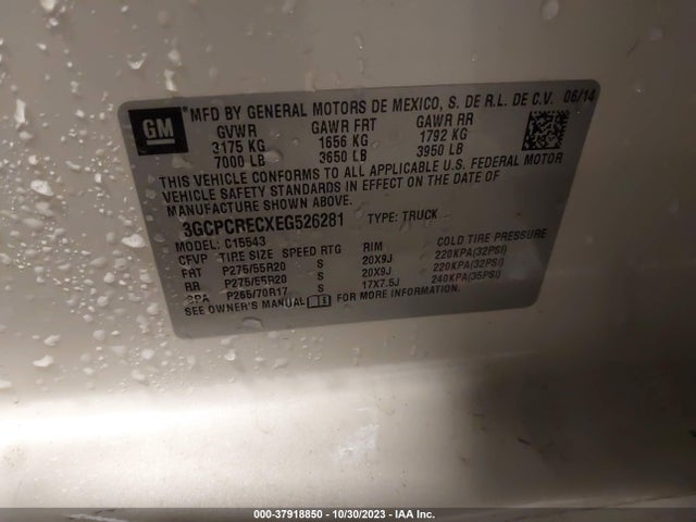 Chevrolet Silverado 1500 1lt 2014 3GCPCRECXEG526281 Image 9