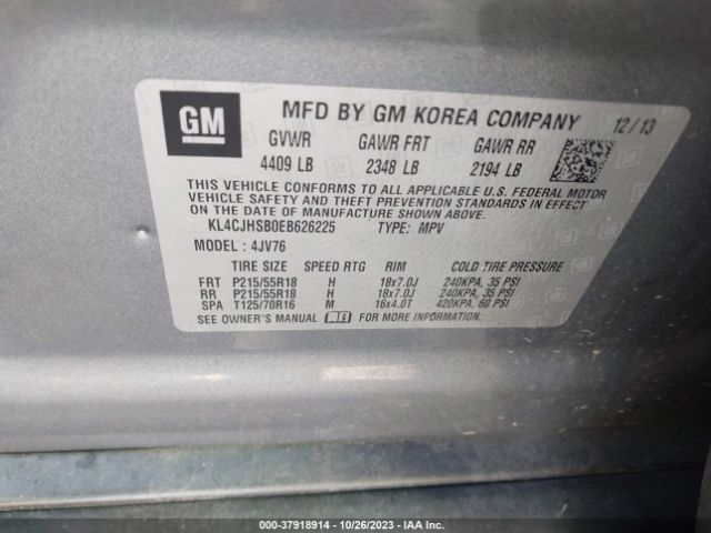 KL4CJHSB0EB626225 Buick Encore Premium